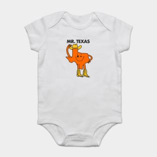 Mr. Texas - Parody Mr Men Baby Bodysuit